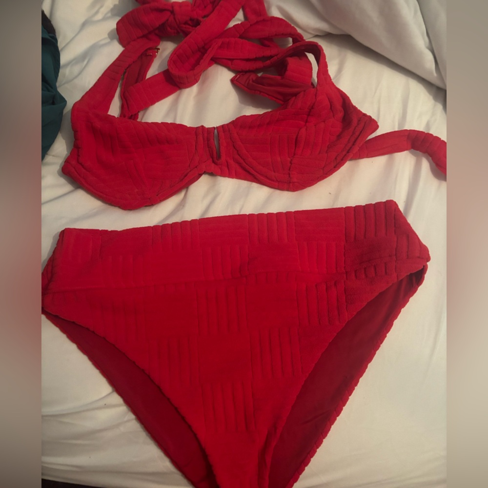 Beach Riot Red Bikini Set